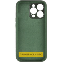 Чехол Silicone Case Full Camera Protective (AA) NO LOGO для Apple iPhone 16 Plus (6.7") – Зеленый