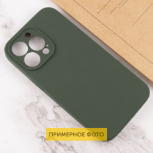 Чехол Silicone Case Full Camera Protective (AA) NO LOGO для Apple iPhone 16 Plus (6.7") – Зеленый