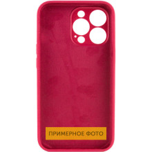Чехол Silicone Case Full Camera Protective (AA) NO LOGO для Apple iPhone 16 Plus (6.7") – Красный