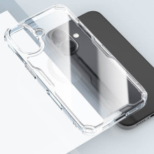 TPU чехол Nillkin Nature Pro Series для Apple iPhone 16 Plus (6.7") – Прозрачный