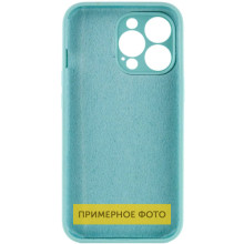 Чохол Silicone Case Full Camera Protective (AA) NO LOGO для Apple iPhone 16 Plus (6.7") – Бірюзовий