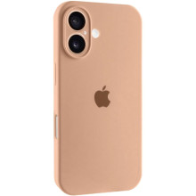 Чехол Silicone Case Full Camera Protective (AA) для Apple iPhone 16 Plus (6.7") (Бежевый)