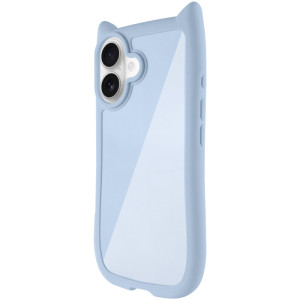 Чохол TPU GETMAN Cat with straps для Apple iPhone 16 Plus (6.7") – Blue