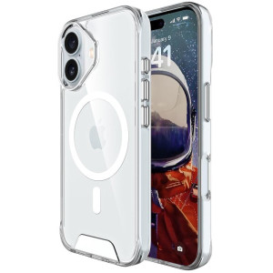 Чехол TPU Space Case with Magnetic Fit для Apple iPhone 16 Plus (6.7") – Прозрачный