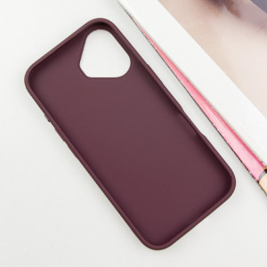 TPU чохол Bonbon Metal Style with Magnetic Fit для Apple iPhone 16 Plus (6.7") – Бордовий
