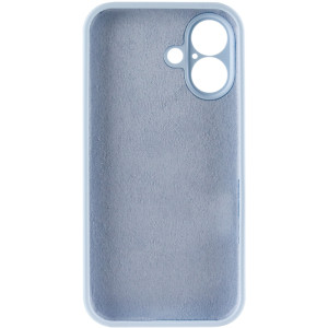 Чехол Silk Full Camera Protective (AA) NO LOGO для Apple iPhone 16 Plus (6.7") – Голубой