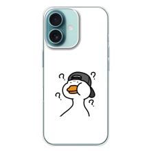 Бампер з принтом Меми для iPhone 16 Plus (Нерозуміння)