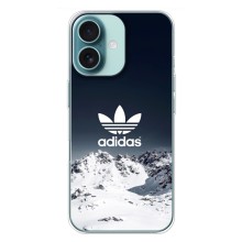 Чехлы Адидас для iPhone 16 Plus (AlphaPrint) (Адидас в горах)