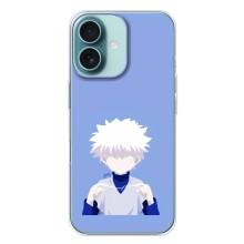 Чехол с персонажами АНИМЕ на iPhone 16 Plus – Киллуа Золдик