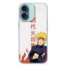 Чехол с персонажами АНИМЕ на iPhone 16 Plus – Минато Намикадзэ