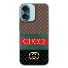 Чохли бренд ГУЧЧІ для iPhone 16 Plus – Стиль GUCCI