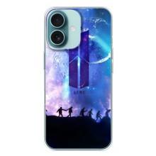 Чохли BTS для iPhone 16 Plus (AlphaPrint) – Army BTS