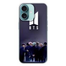 Чохли BTS для iPhone 16 Plus (AlphaPrint) – Група BTS