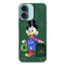 Чехлы для iPhone 16 Plus - Скрудж МакДак Louis Vuitton (PREMIUMPrint) (Богатая Утка)