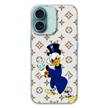 Чехлы для iPhone 16 Plus - Скрудж МакДак Louis Vuitton (PREMIUMPrint) (Макдак на стиле)