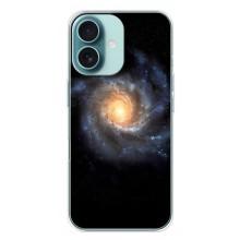 Чохли КОСМОС  на iPhone 16 Plus – Чорна дира