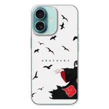 Чохли на тему: Ітачи Учіха для iPhone 16 Plus (AlphaPrint) – Akatsuki