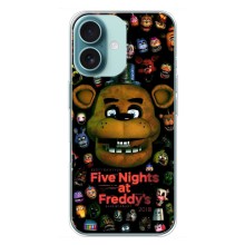 Чохли П'ять ночей з Фредді для Айфон 16 Плюс – Freddy