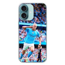 Чохли з футболістом Ерлінг Холанд для iPhone 16 Plus (AlphaPrint) (фанати Холанда)