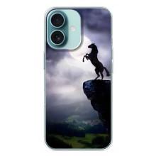 Чохли з зображенням різних тварин на iPhone 16 Plus (Кінь)