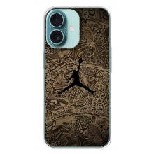 Чохли для iPhone 16 Plus - з картинкою JORDAN (AlphaPrint) (Logo Jordan)