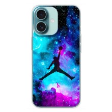 Чохли для iPhone 16 Plus - з картинкою JORDAN (AlphaPrint) (Яскравий Джордан)
