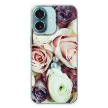 Чохли з принтом Троянд для iPhone 16 Plus – Букет Троянд