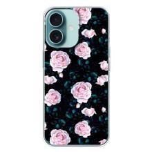 Чохли з принтом Троянд для iPhone 16 Plus – Чайні троянди