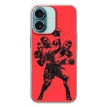 Чохли з прінтом Спортивна тематика для iPhone 16 Plus – Тайсон Бокс