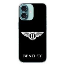 Чехлы с тематикой "Крутые машины" на iPhone 16 Plus – Logo Bentley