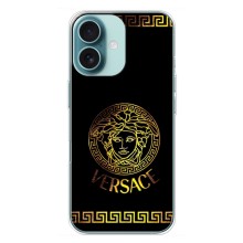 Чехлы VERSACE для Айфон 16 Плюс (PREMIUMPrint) (Logo Versace)