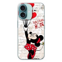 Чехол Disney Mouse iPhone 16 Plus (PREMIUMPrint) (Heart Minni)