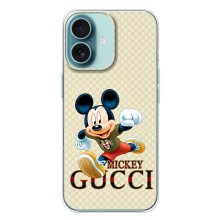 Чехол Disney Mouse iPhone 16 Plus (PREMIUMPrint) (Mikki Gucci)