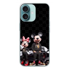 Чехол Disney Mouse iPhone 16 Plus (PREMIUMPrint) (Семья Маусов)