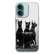 Чехол ДОБЕРМАН для iPhone 16 Plus – Три добермана