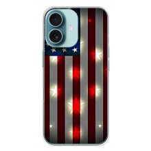 Чехол Флаг USA для iPhone 16 Plus (Флаг США 2)