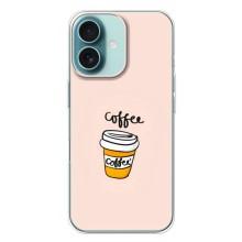 Чохол з зображенням смачної їжі для iPhone 16 Plus – Кружка Кави