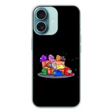 Чехол Амонг Ас для iPhone 16 Plus (AlphaPrint) (Амонг-ас)