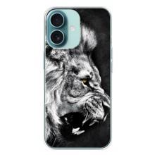 Чехол с картинкой на iPhone 16 Plus – Злой ЛЕВ