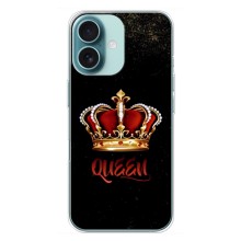 Чехол с Короной Айфон 16 Плюс - (AlphaPrint) (Корона короля)