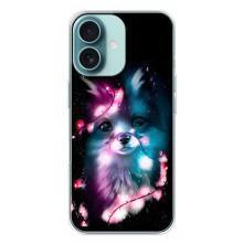 Чехол с Лисичкой для iPhone 16 Plus – Черная Лиса