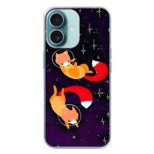 Чехол с Лисичкой для iPhone 16 Plus – Лисы