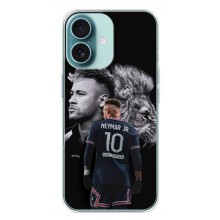 Чехол Неймар для iPhone 16 Plus (AlphaPrint) (Неймар Лев)