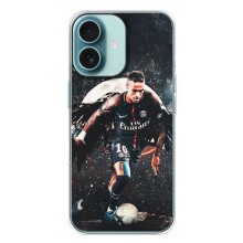 Чехол Неймар для iPhone 16 Plus (AlphaPrint) (PSG Neymar)