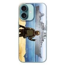 Чехол с принтом (Русский корабль...) для Айфон 16 Плюс (AlphaPrint) – Російський корабель