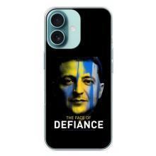 Чохол для iPhone 16 Plus (AlphaPrint - с принтом Зеленського)