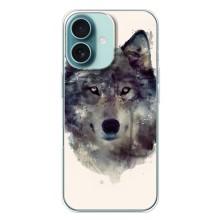 Чехол с Волком на iPhone 16 Plus – Волк
