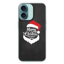 Чехол Санта Клаус для iPhone 16 Plus – Санта Крисмас