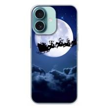 Чехол Санта Клаус для iPhone 16 Plus – Санта - луна