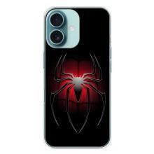 Чехол Супергерой Человека Паука на iPhone 16 Plus – Паук